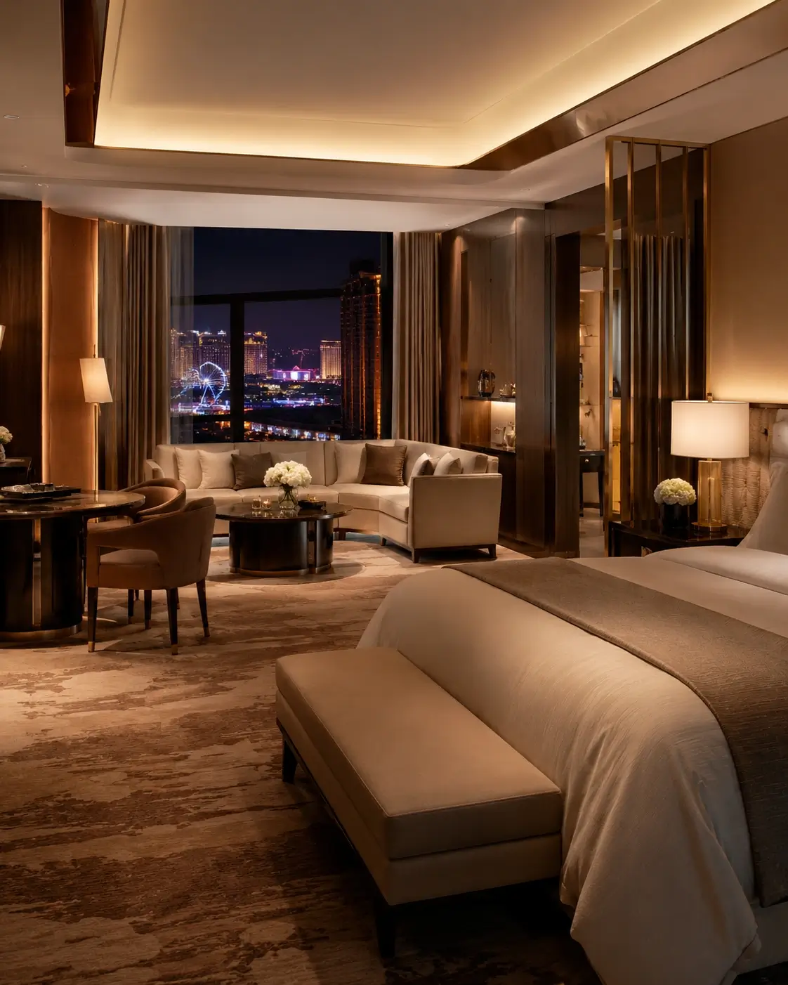 Elegancki apartament w hotelu Oak & Suite