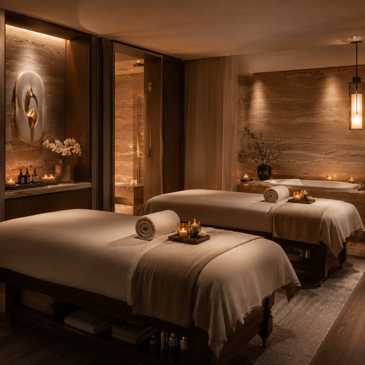 Strefa relaksu w hotelu premium