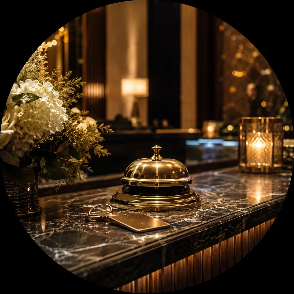 Elegancka obsługa hotelowa i detale premium